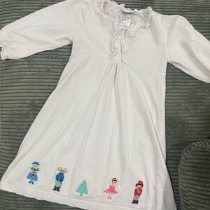 Smockingbird Nutcracker Christmas Dress – Size 4 Girls Appliqué Holiday Outfit